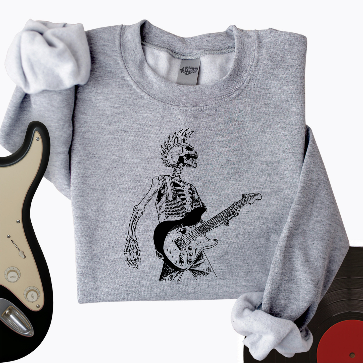Skeleton Rocker Crewneck