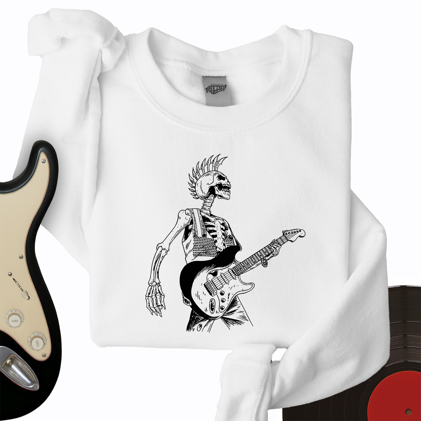 Skeleton Rocker Crewneck