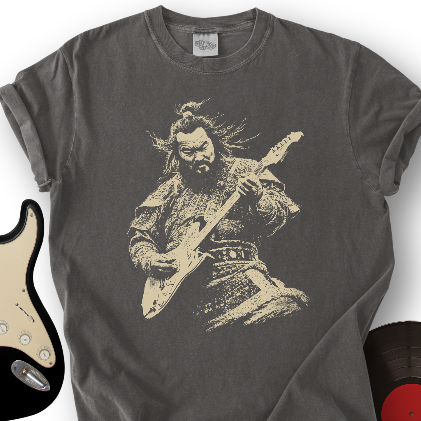 Genghis Khan Guitar T-Shirt