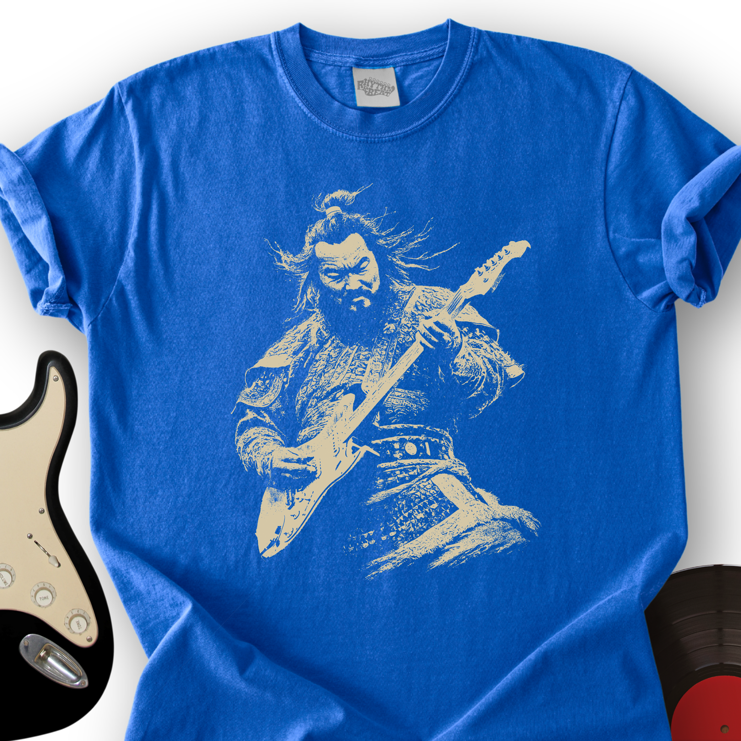 Genghis Khan Guitar T-Shirt