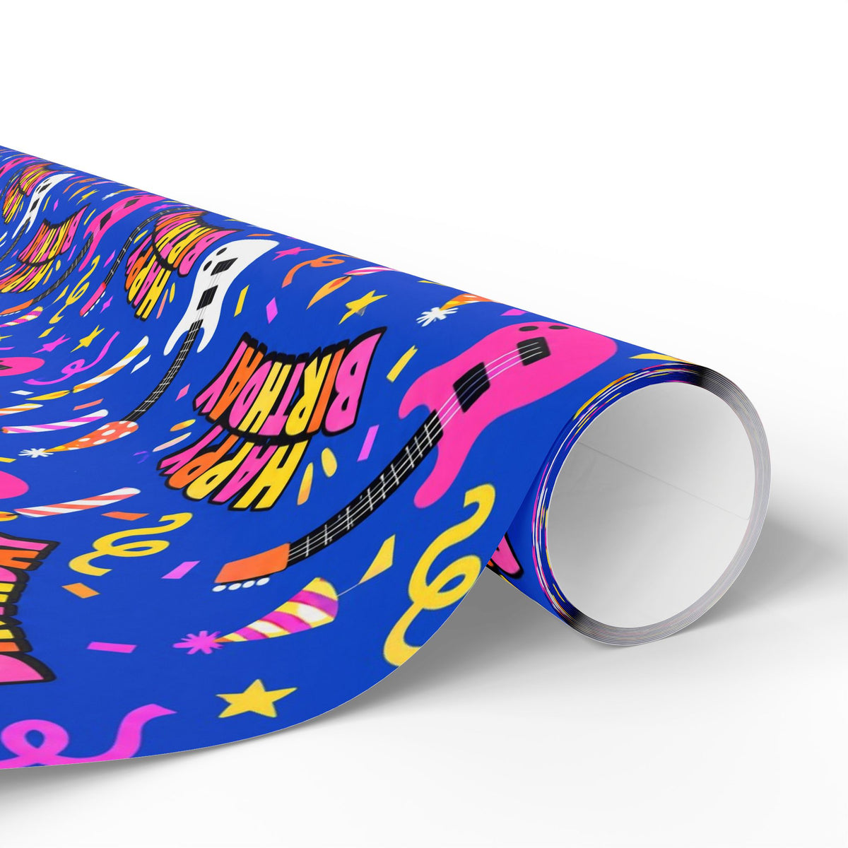 Happy Birthday Rock Star Wrapping Paper