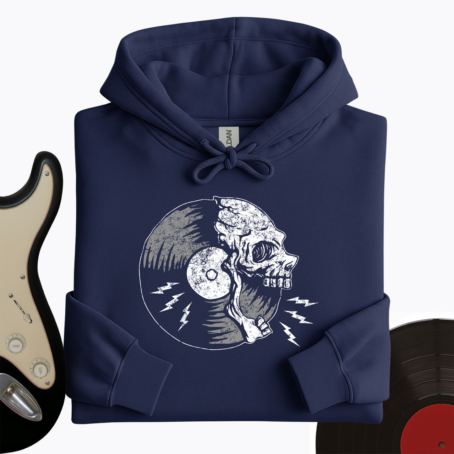 Skull Record Hoodie