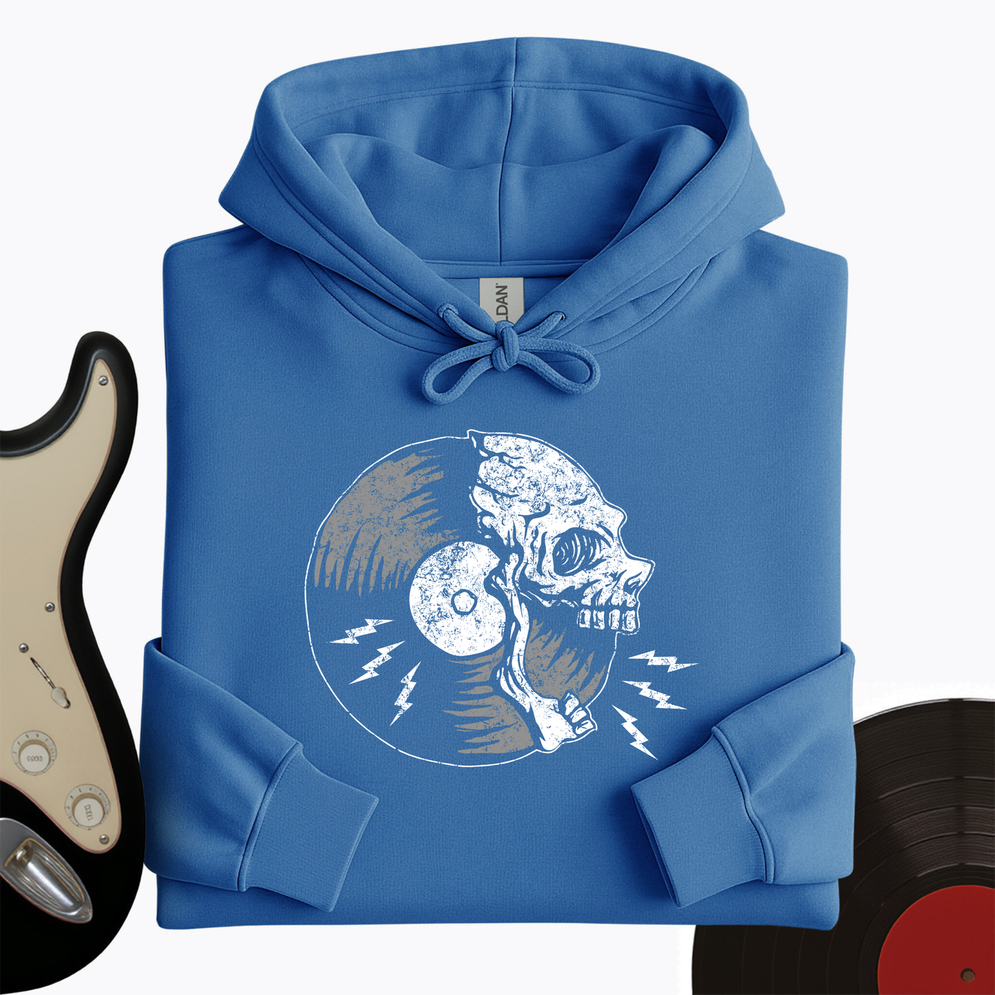 Skull Record Hoodie