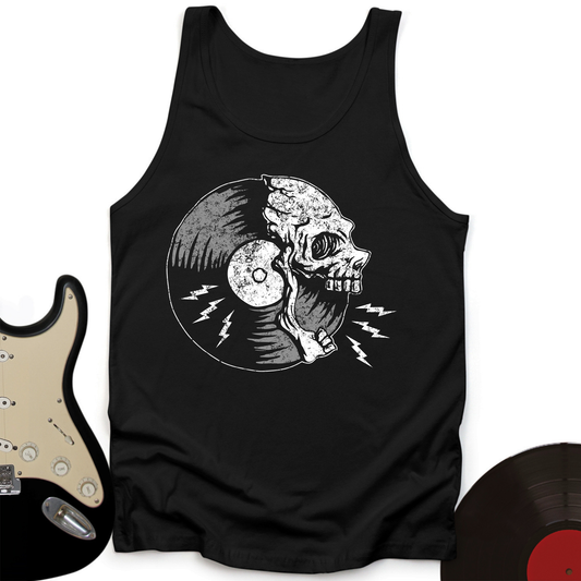 Skull Record Tank Top