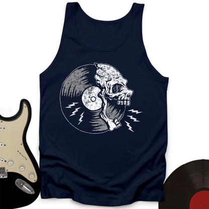 Skull Record Tank Top