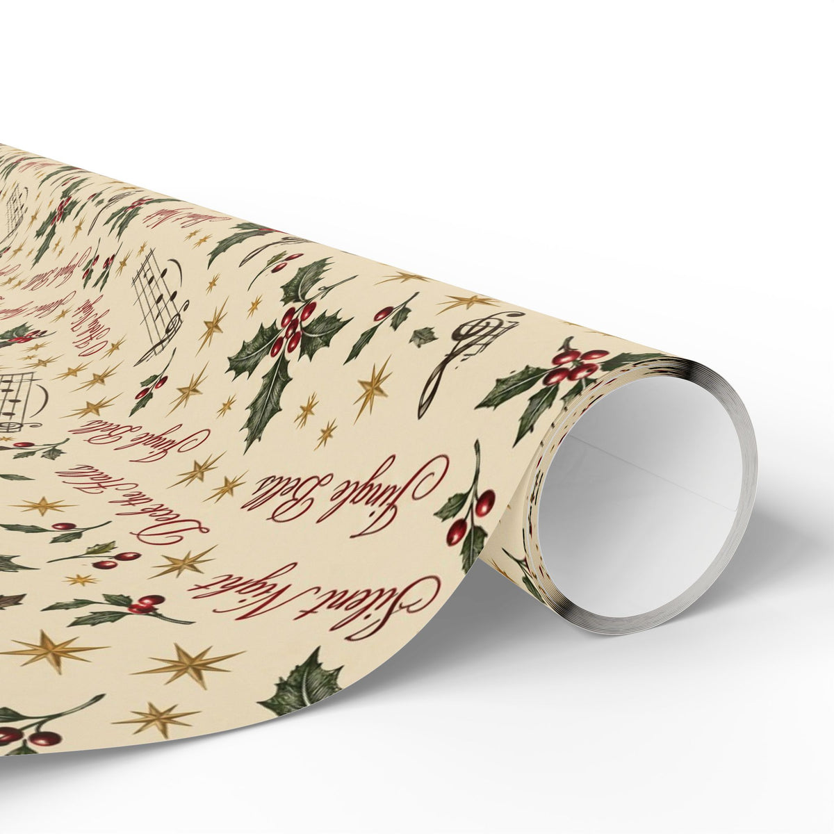 Christmas Carol Sheet Music Wrapping Paper