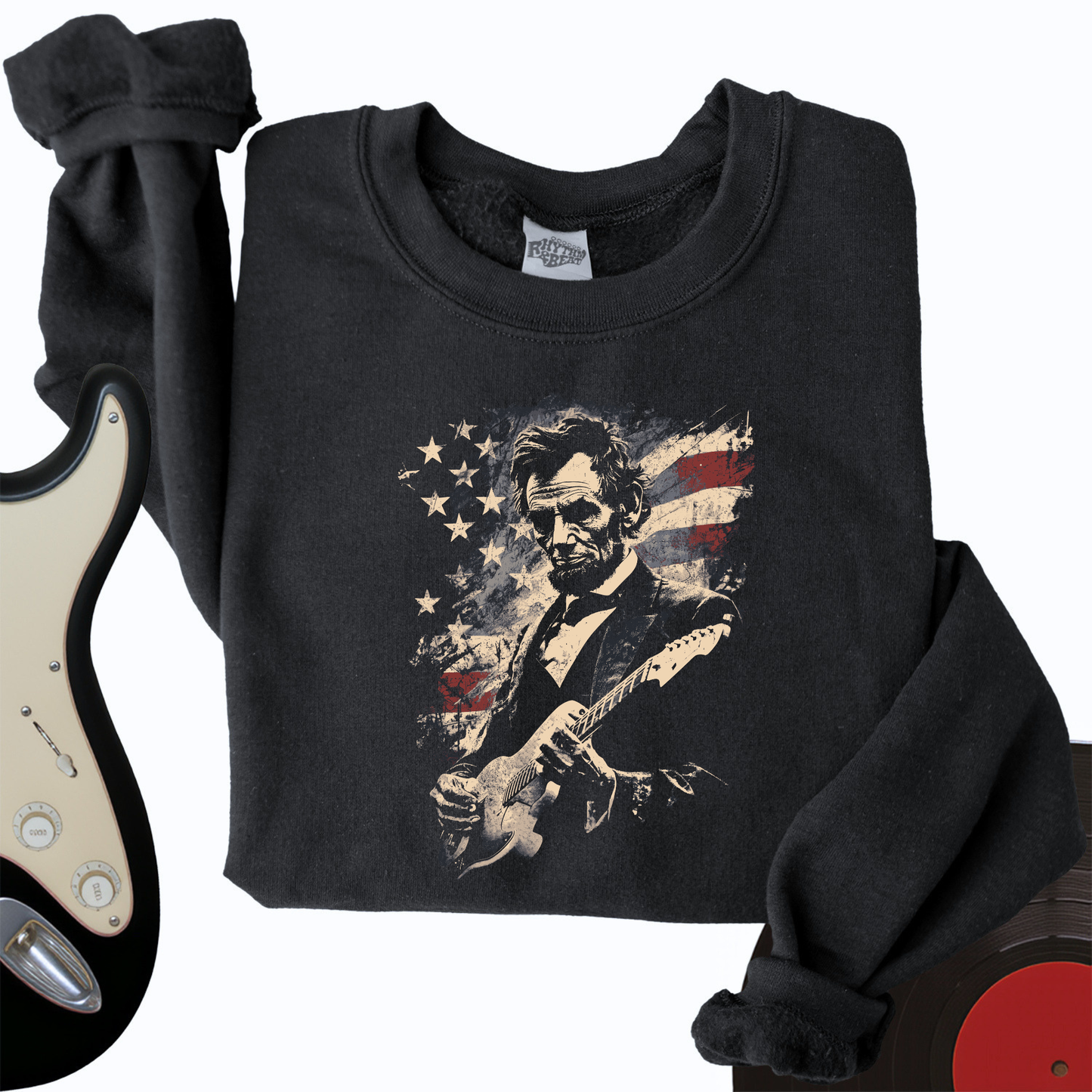 Lincoln Flag Crewneck