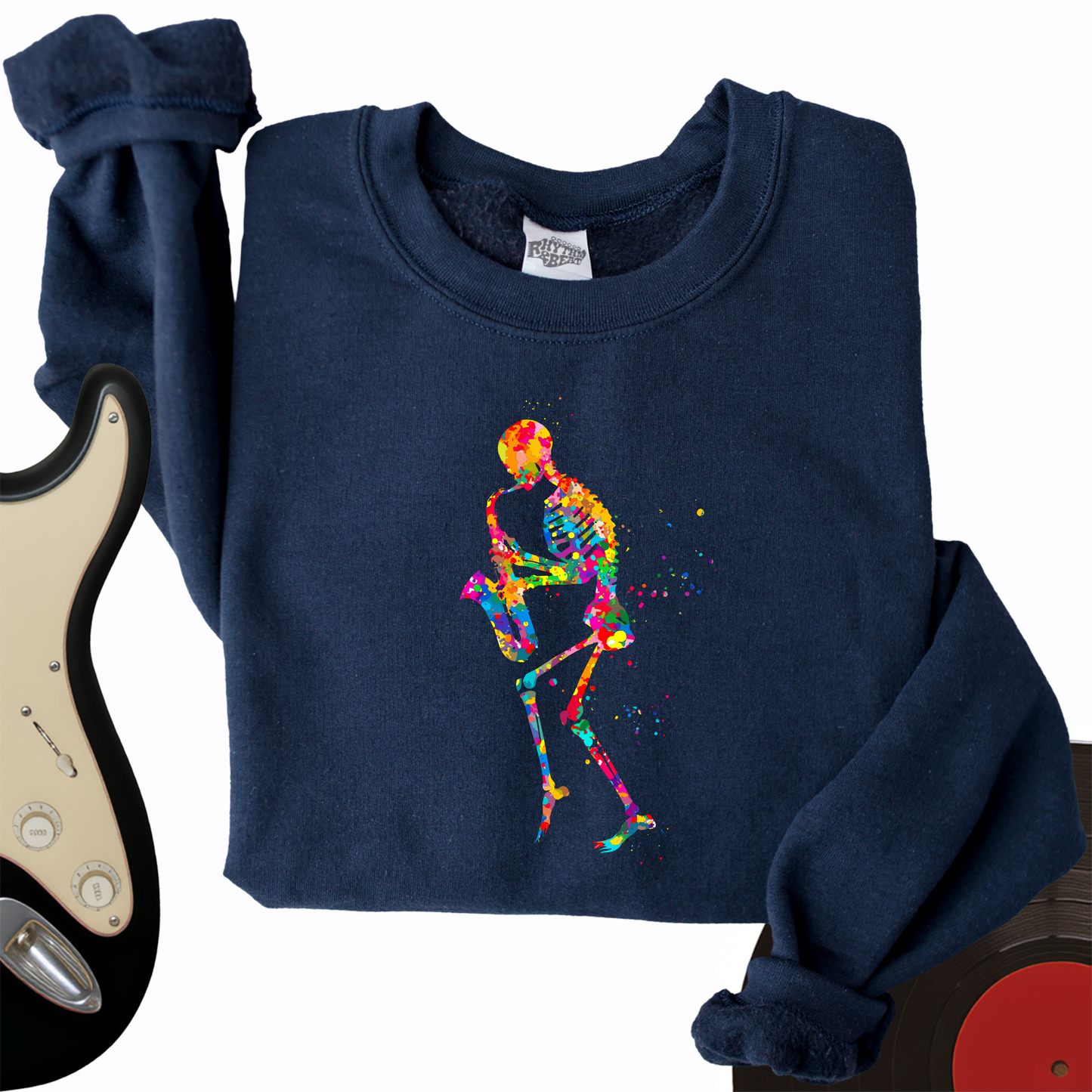Colorful Souls Sax Crewneck
