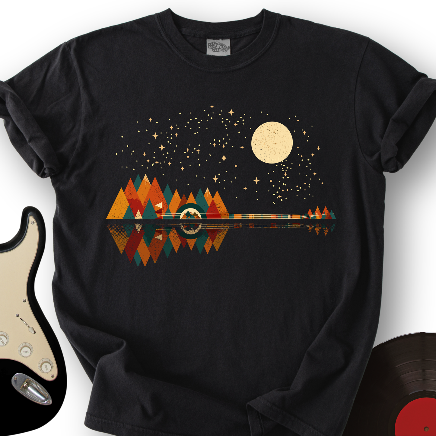 Retro Nature Guitar T-Shirt