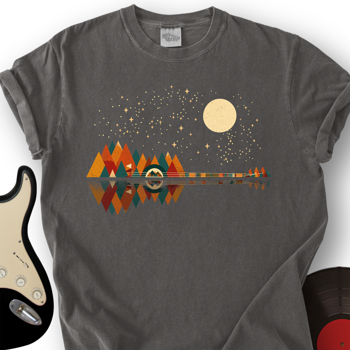 Retro Nature Guitar T-Shirt