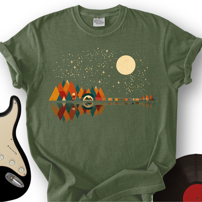 Retro Nature Guitar T-Shirt