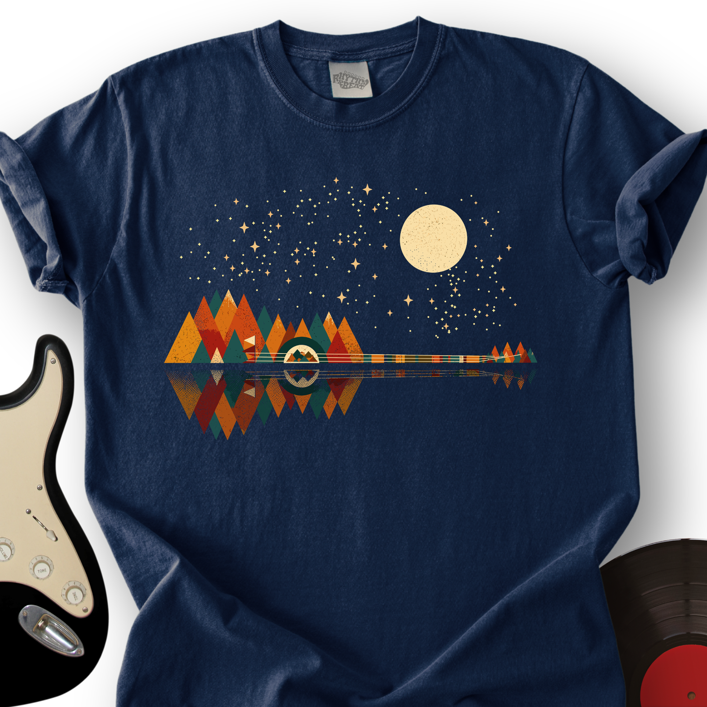 Retro Nature Guitar T-Shirt