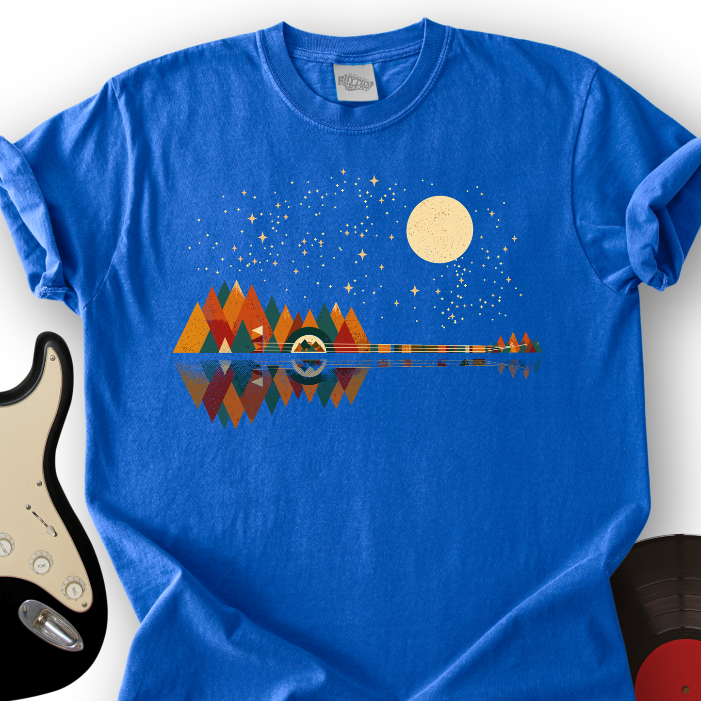Retro Nature Guitar T-Shirt