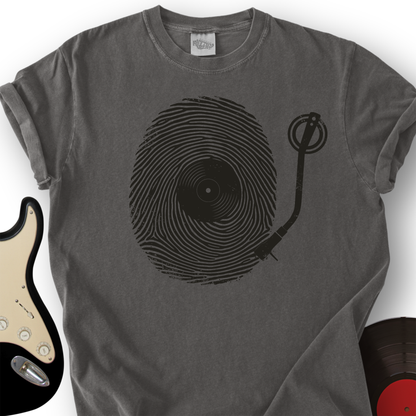 Vinyl Fingerprint T-Shirt