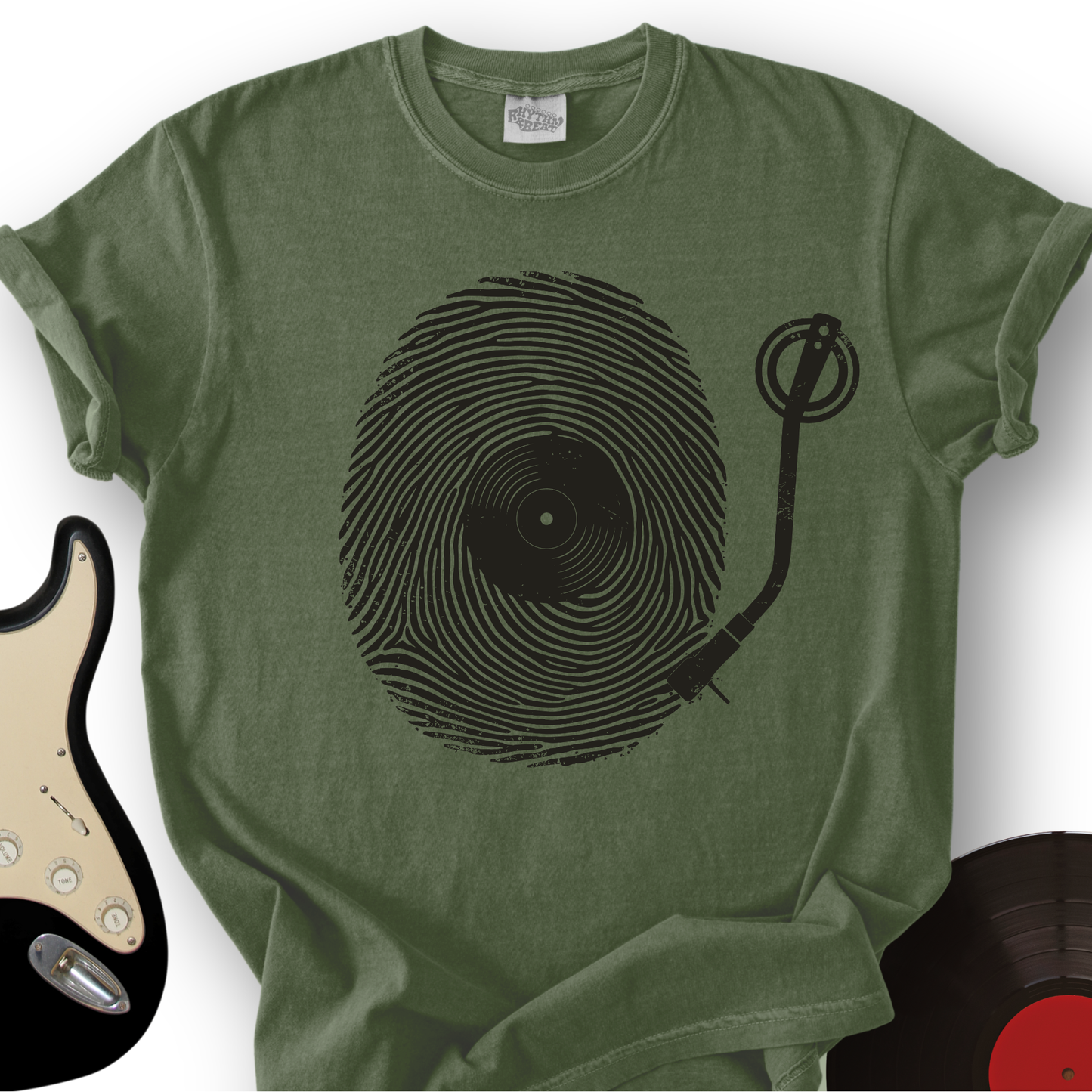 Vinyl Fingerprint T-Shirt