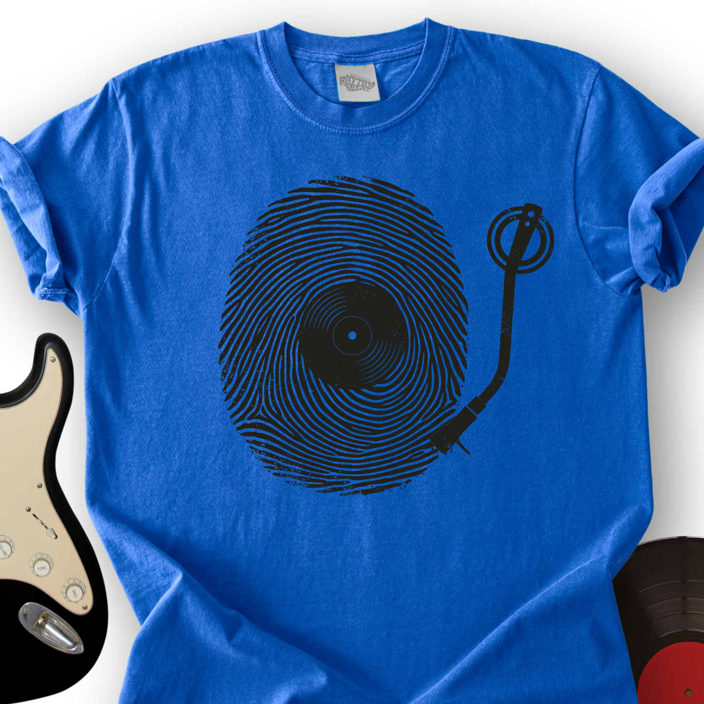 Vinyl Fingerprint T-Shirt