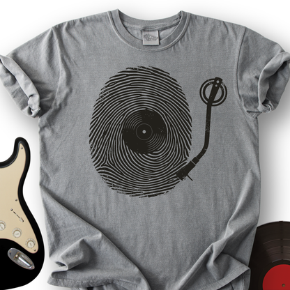 Vinyl Fingerprint T-Shirt