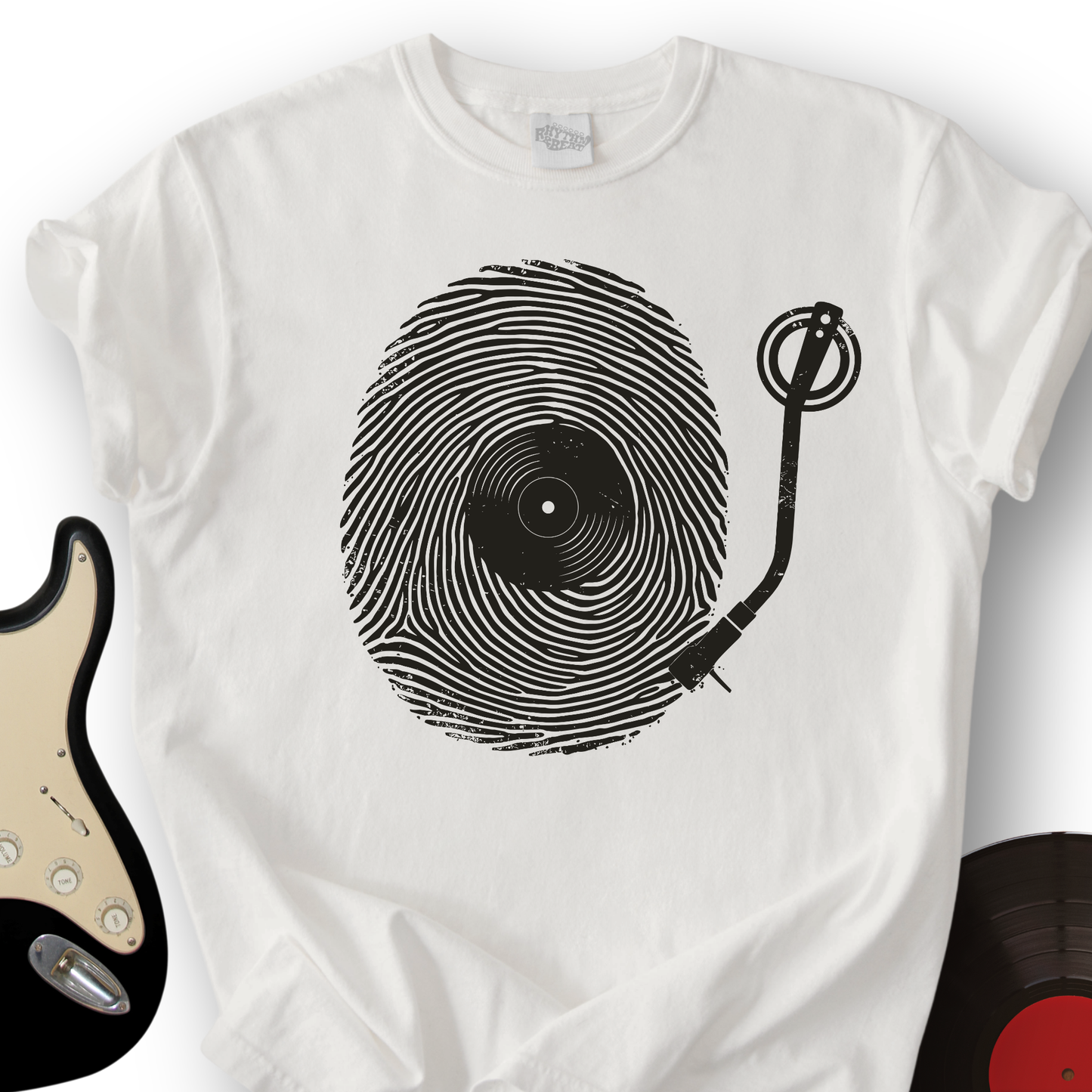 Vinyl Fingerprint T-Shirt