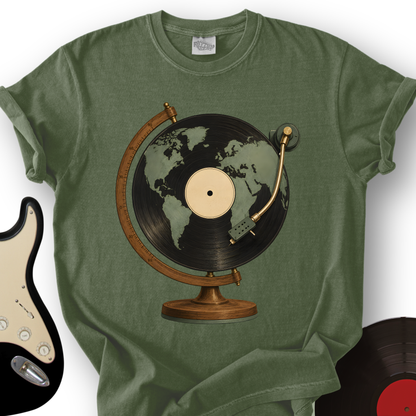Vinyl Globe T-Shirt