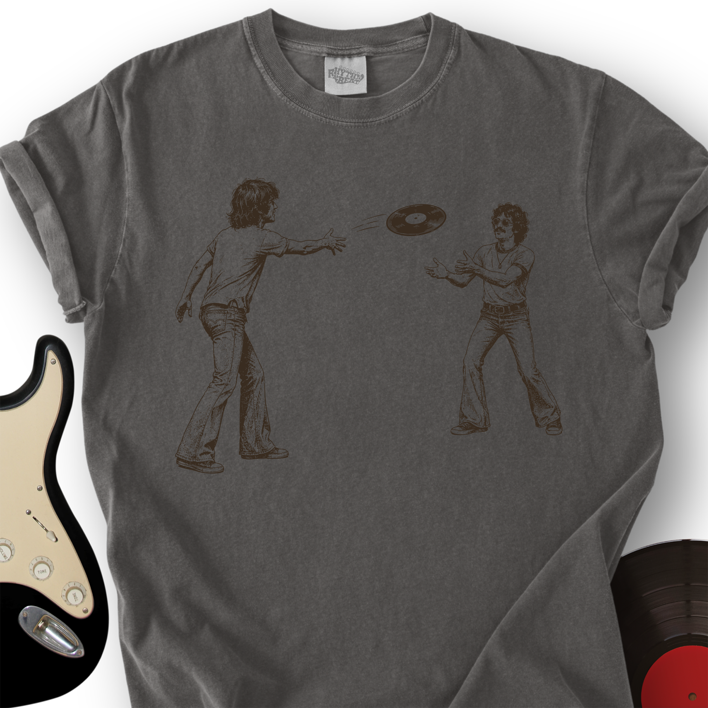 Frisbee Vinyl T-Shirt