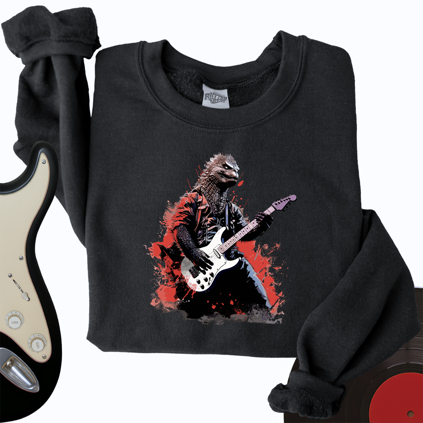 Dino Lead Guitarist Crewneck