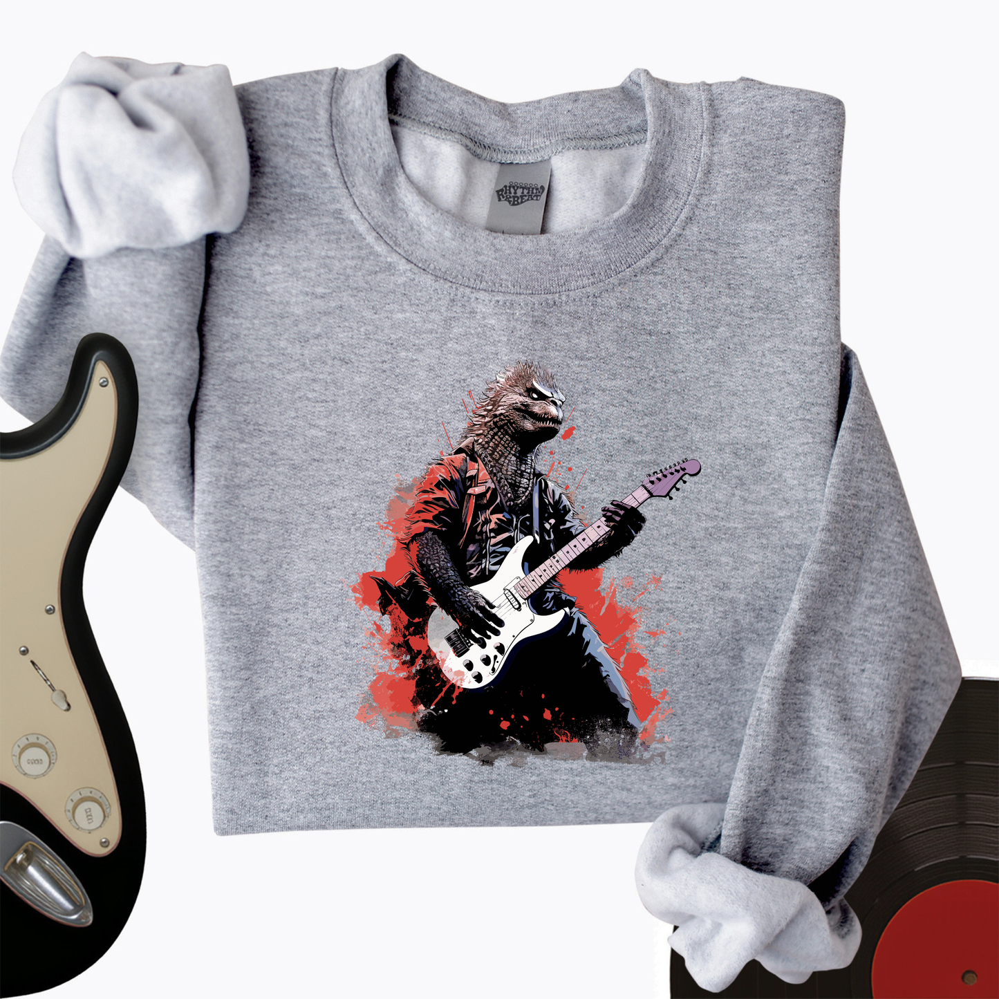Dino Lead Guitarist Crewneck