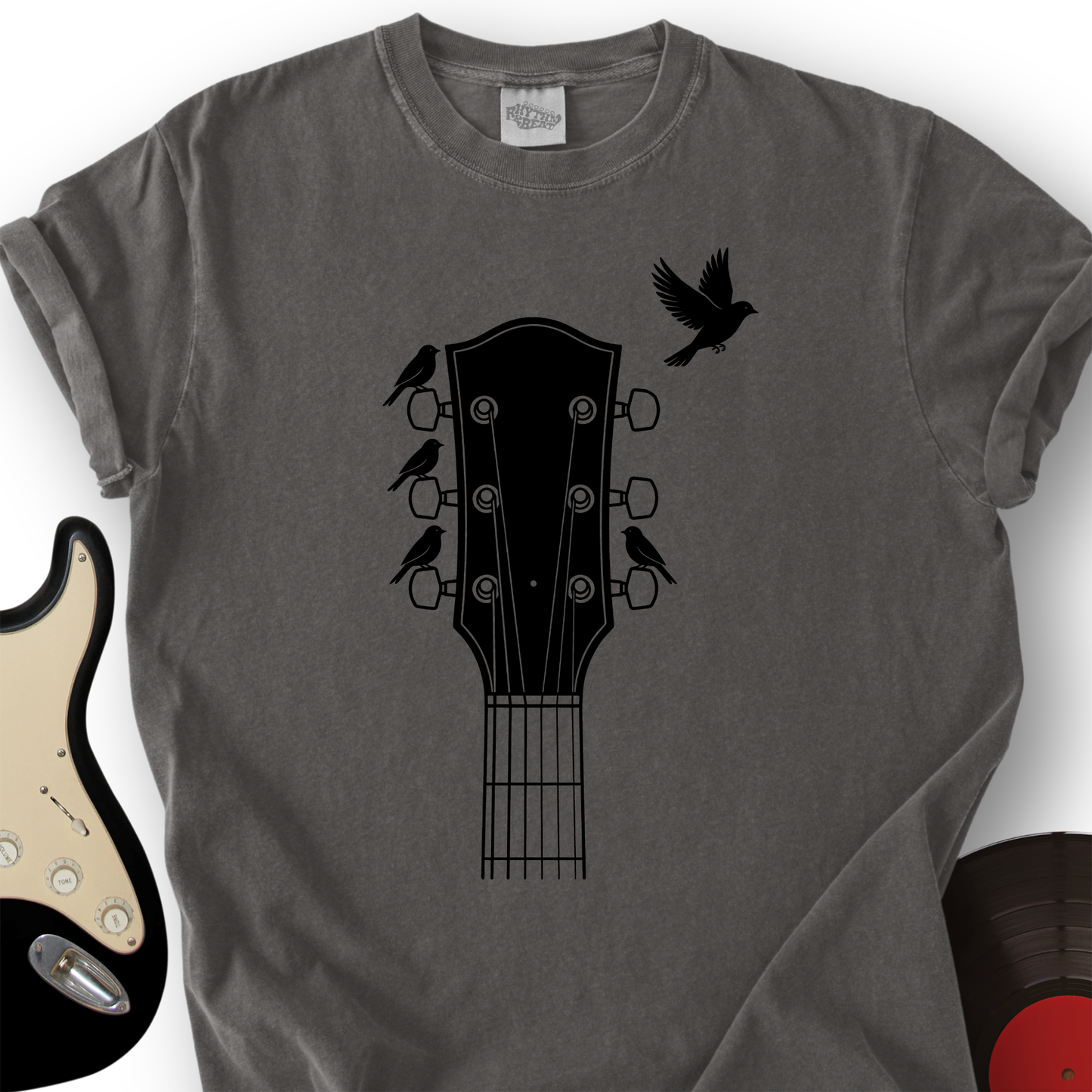 Bird Tuning Pegs T-Shirt