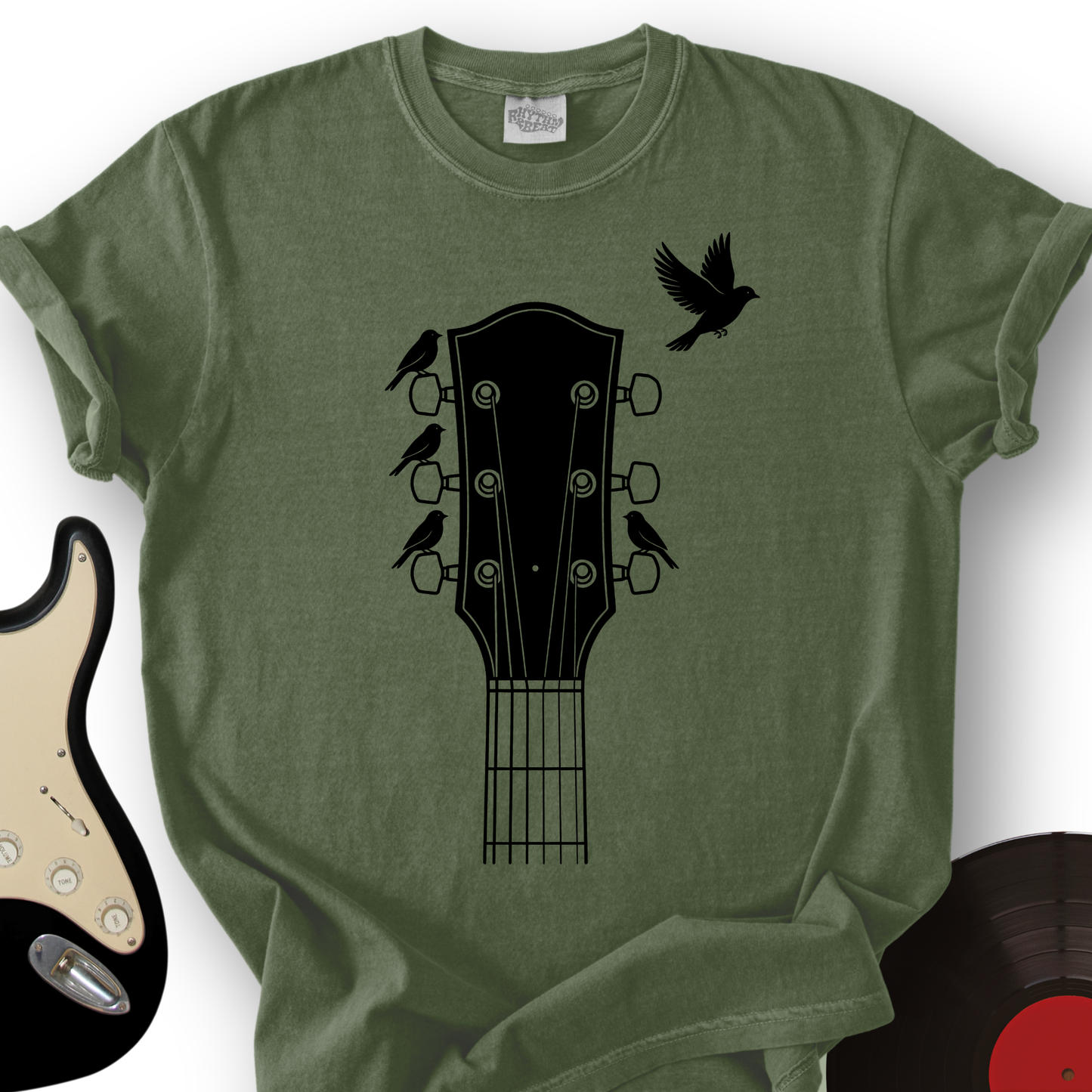 Bird Tuning Pegs T-Shirt