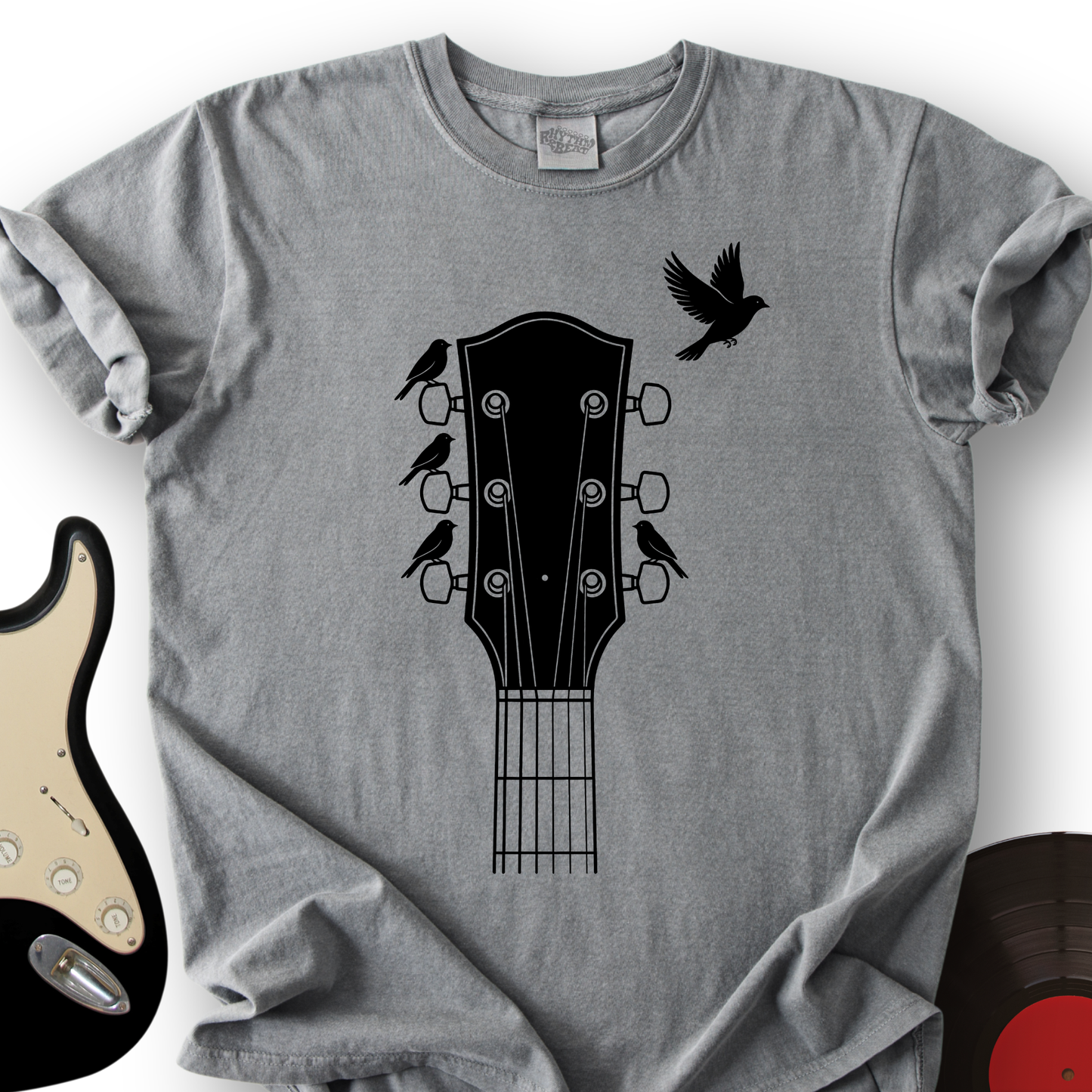 Bird Tuning Pegs T-Shirt