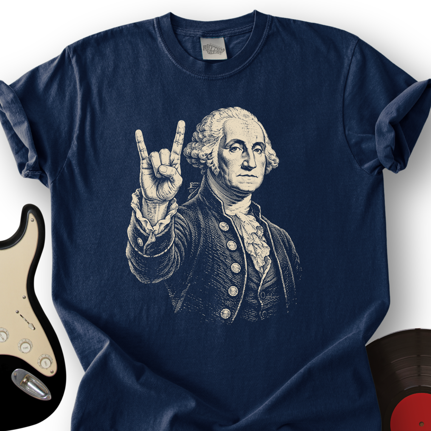 Washington Rock Portrait T-Shirt
