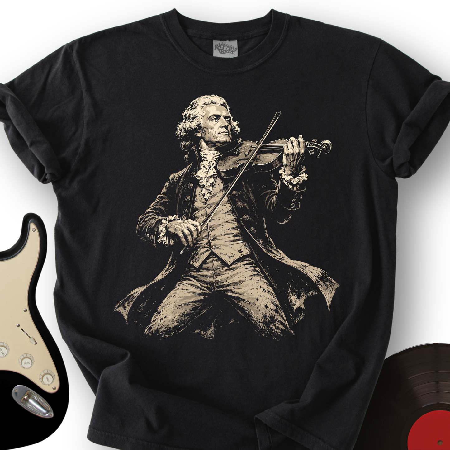 Jefferson On Fiddle T-Shirt
