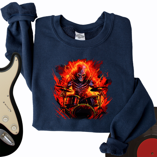 Fiery Drummer Crewneck