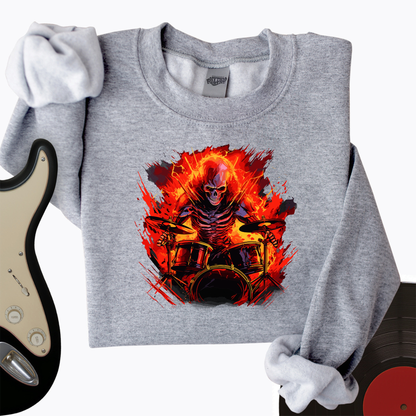 Fiery Drummer Crewneck