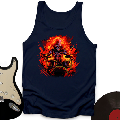 Fiery Drummer Tank Top