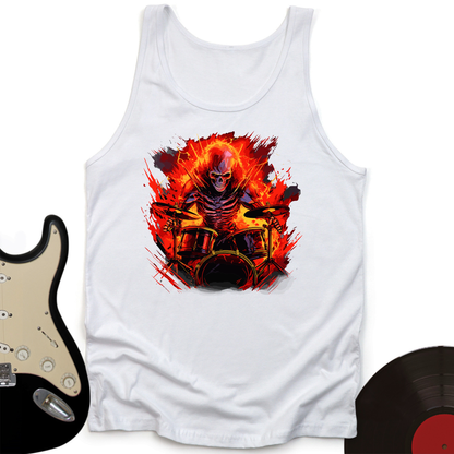 Fiery Drummer Tank Top