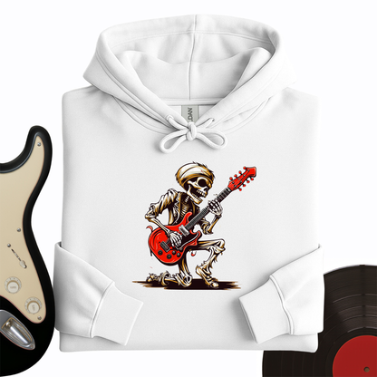 Skeleton Guitar Cartoon Hoodie