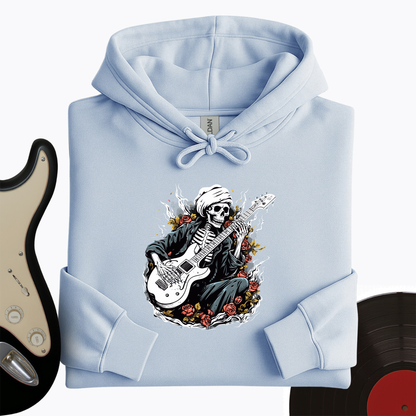 Skeleton Playing Music Hoodie