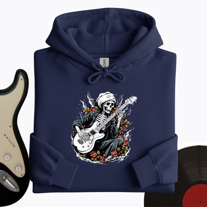 Skeleton Playing Music Hoodie