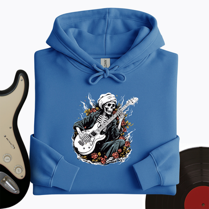 Skeleton Playing Music Hoodie
