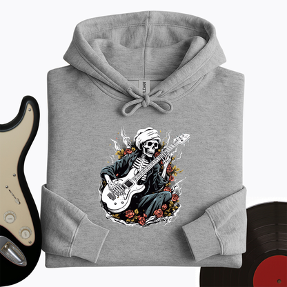 Skeleton Playing Music Hoodie