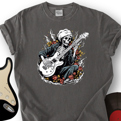 Skeleton Playing Music T-Shirt