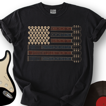 250 Flag Guitar T-Shirt