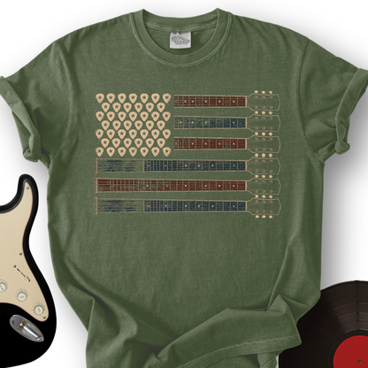 250 Flag Guitar T-Shirt