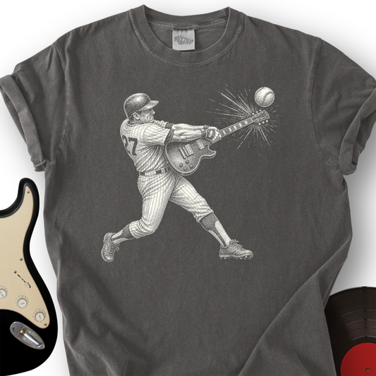 Baseball Guitar T-Shirt