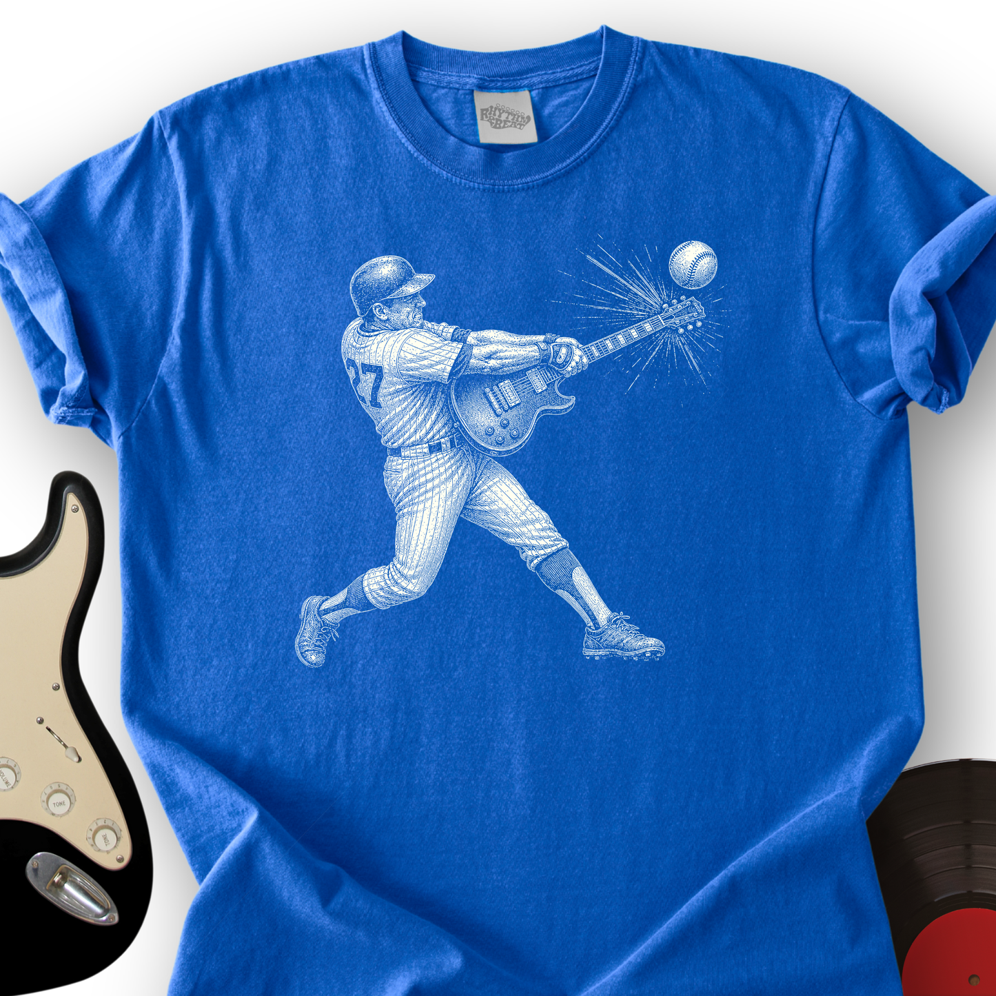 Baseball Guitar T-Shirt