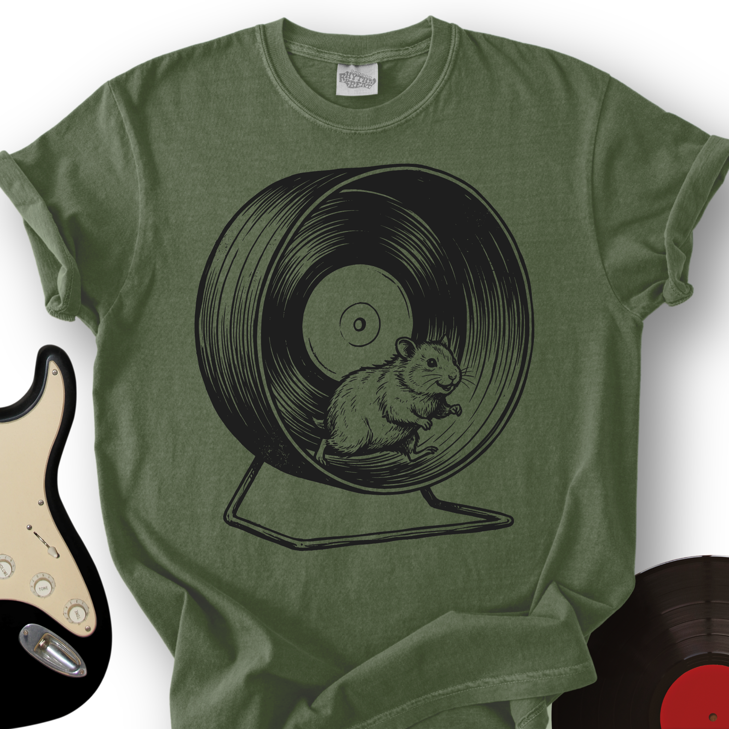 Hamster Vinyl T-Shirt