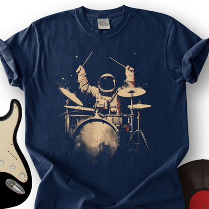 Astronaut Drummer T-Shirt