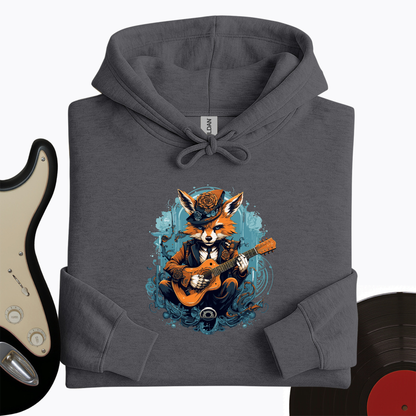 Fox Playing Guitar Hoodie