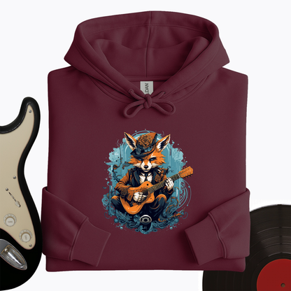 Fox Playing Guitar Hoodie