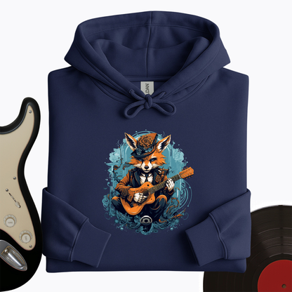 Fox Playing Guitar Hoodie
